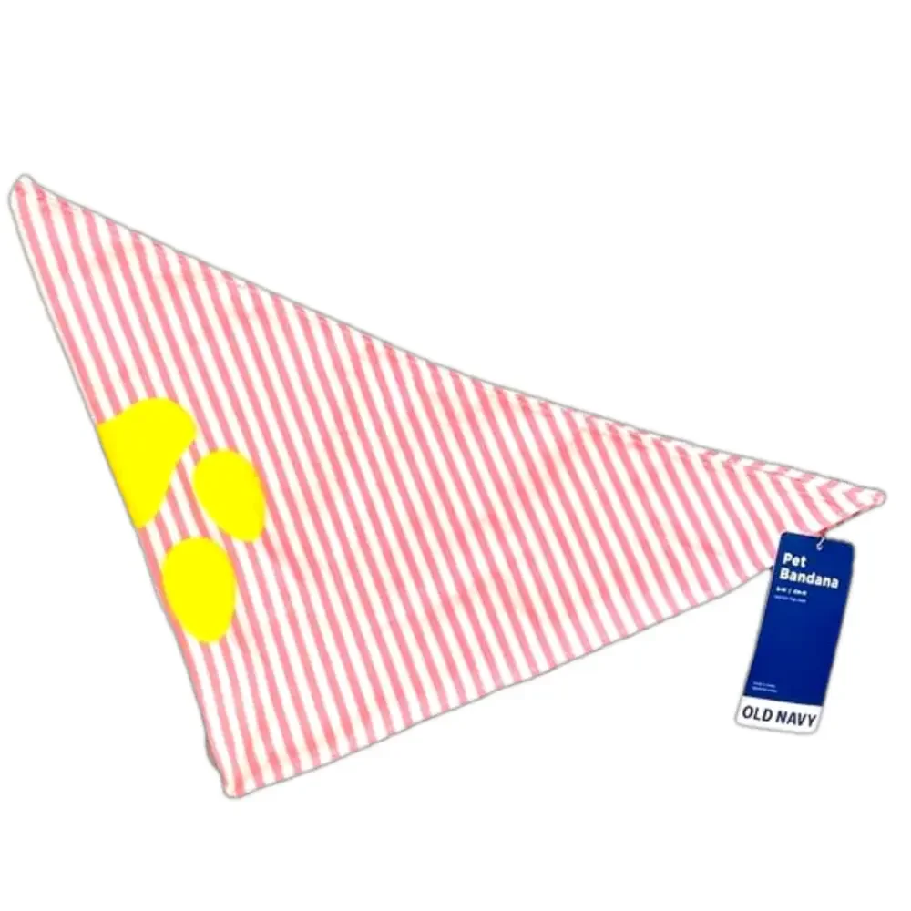 Pet Dog Paw Print Bandana - Brand New